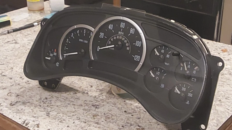 Velocímetro Escalade Instrument Gauge Cluster 2003-2006 transmisión temperatura Foto 4 de 4