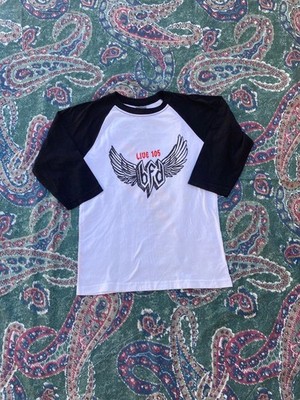 VTG Y2K Live 105 BFD Concert Raglan T Shirt Mens S Foo Fighters Jimmy Eat World