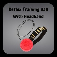 Hand Eye Coordination Boxing Reflex Training Ball with Headband