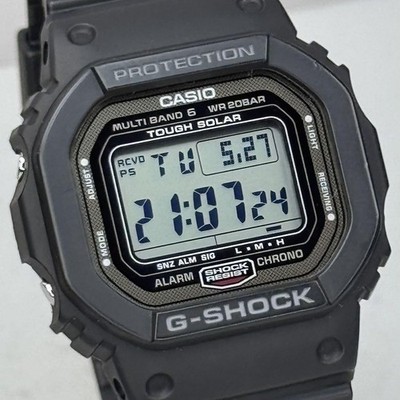 on【保証付】【箱付】G-SHOCK GW-5000U-1JF ブラック CASIO G-SHOCK GW-5000-1JF Solar Radio Watch Screw Back JP Model