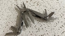 Leatherman Wingman Stainless Steel Silver Multi Tool Pliers,Scissors,Combo Blade