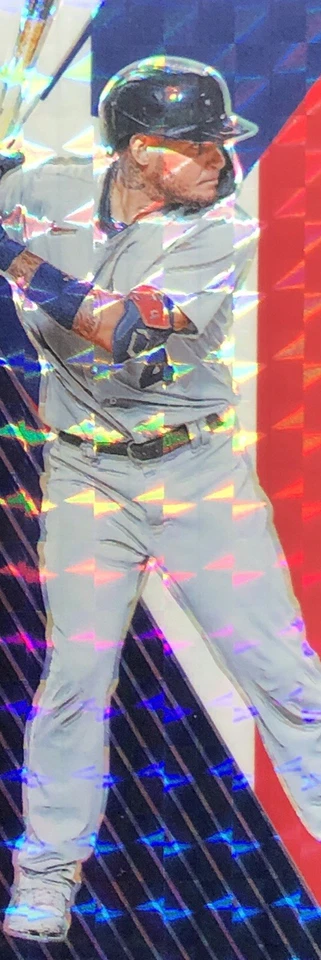 2021 Mosaico Yadier Molina /25 INTERNATIONAL MEN OF MASTERY WHITE PRIZM SSP 🇵🇷 - Imagem 4 de 4