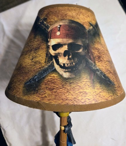 Disney Pirates of The Caribbean Animated Table Lamp Jack Sparrow Black Pearl Exc