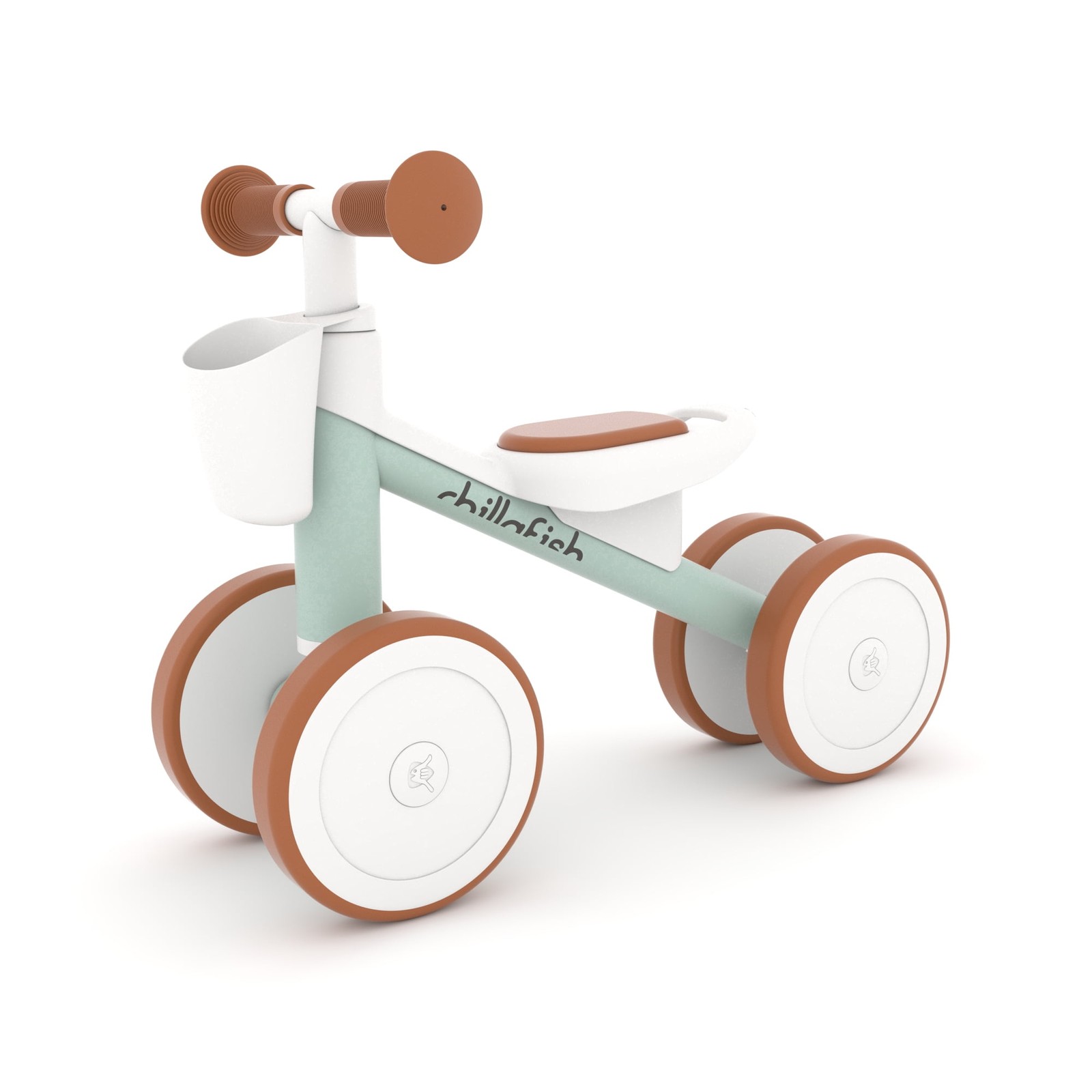 Chillafish Quadi Racer Toddler Balance Bike Ride-On Toy, Sta