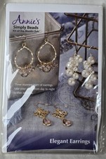 Annie's Simply Beads Kit Of The Month "Elegant Earrings" BD099 Earrings