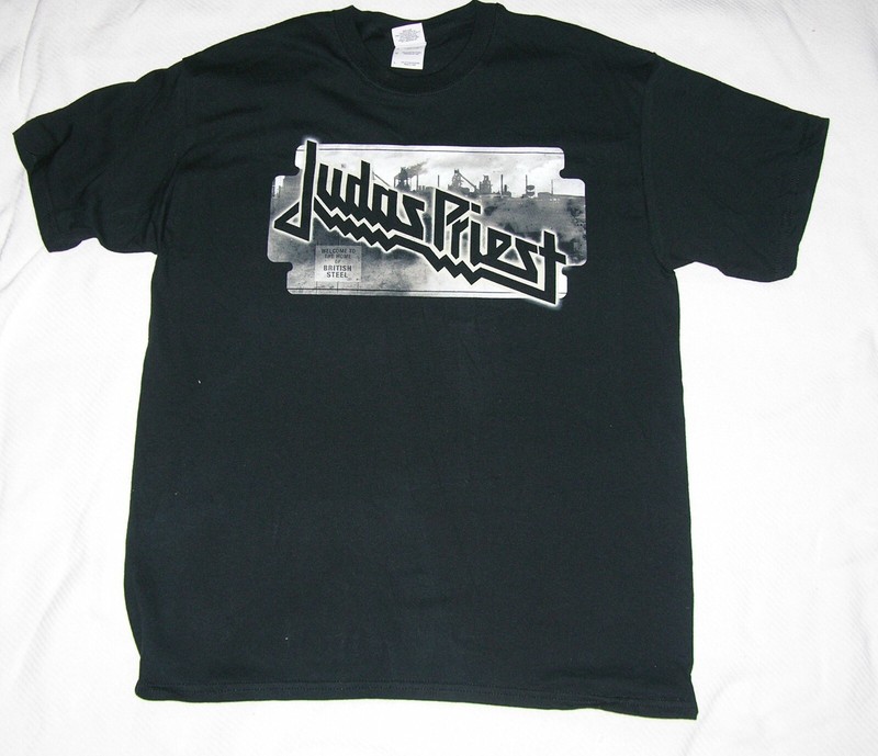 Judas Priest  Shirt -  British Steel - 2009  North America Concert Tee - Size L
