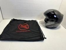 TORC T-56 3/4 Helmet Black Size: Large w/ Backpack Sleeve