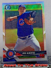 2018 Bowman Chrome #BCP229 Jose Albertos Prospects Refractor #/499