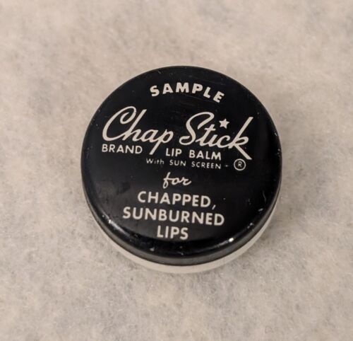 Vintage Miniature Chapstick Lip Balm Tin - RARE Dentist Sample - A.H. Robins USA