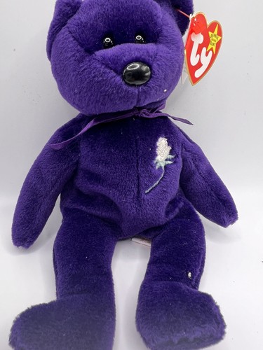 1997 TY Princess Diana Beanie Baby, Made In China, P.E. Pellots + Random Lot