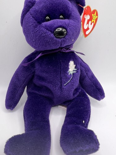 1997 TY Princess Diana Beanie Baby, Made In China, P.E. Pellots + Random Lot - Picture 1 of 7