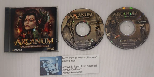 Arcanum: Of Steamworks & Magick Obscura  PC, 2001, 2-Disc Set Sierra