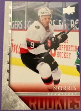 2020-21 Upper Deck Extended Hockey 2005-06 TRIBUTE JOSH NORRIS T-92 YOUNG GUN