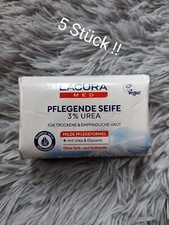 5 x UREA 3 % pfleg. SEIFE, 150 g, ohne Duft- und Farbstoffe ! UREA 3 %  Lacura