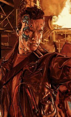 METALLSCHILD THE TERMINATOR 30 X 20 CM