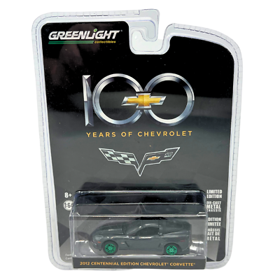 ミニカー GREENLIGHT2012Centennial EditionCorvette Greenlight 2012 Centennial Edition Chevrolet Corvette Green