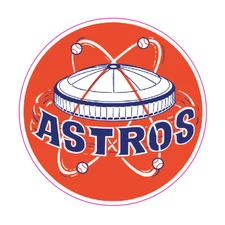 Houston Astros Vintage Logo 1965-1976 Sticker Vinyl Wall Decal