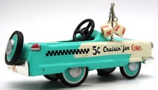 Vtg Coca-Cola Coke Pedal Cruiser Die-Cast Car Collector Ed. Ornament 1996 XONEX