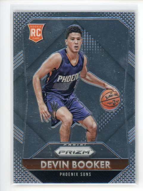 DEVIN BOOKER 2015 16 PANINI PRIZM 308 RC ROOKIE CARD PHOENIX SUNS SP 