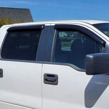 Window Visor Rain Guard Wind Deflectors Fit For 2004-08 Ford F150 Supercrew Cab