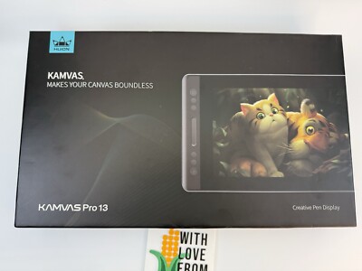 NEW Huion KAMVAS PRO 13 Graphics Drawing Tablet Tilt Stand Pen 13.3''