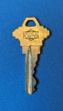 Vintage KEY Midwest Plastics SC1, 2 1/8" long, security entrance, padlock