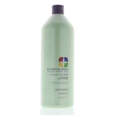 Pureology Clean Volume Condition 33.8 oz 1 liter-sealed-for fine colour treated