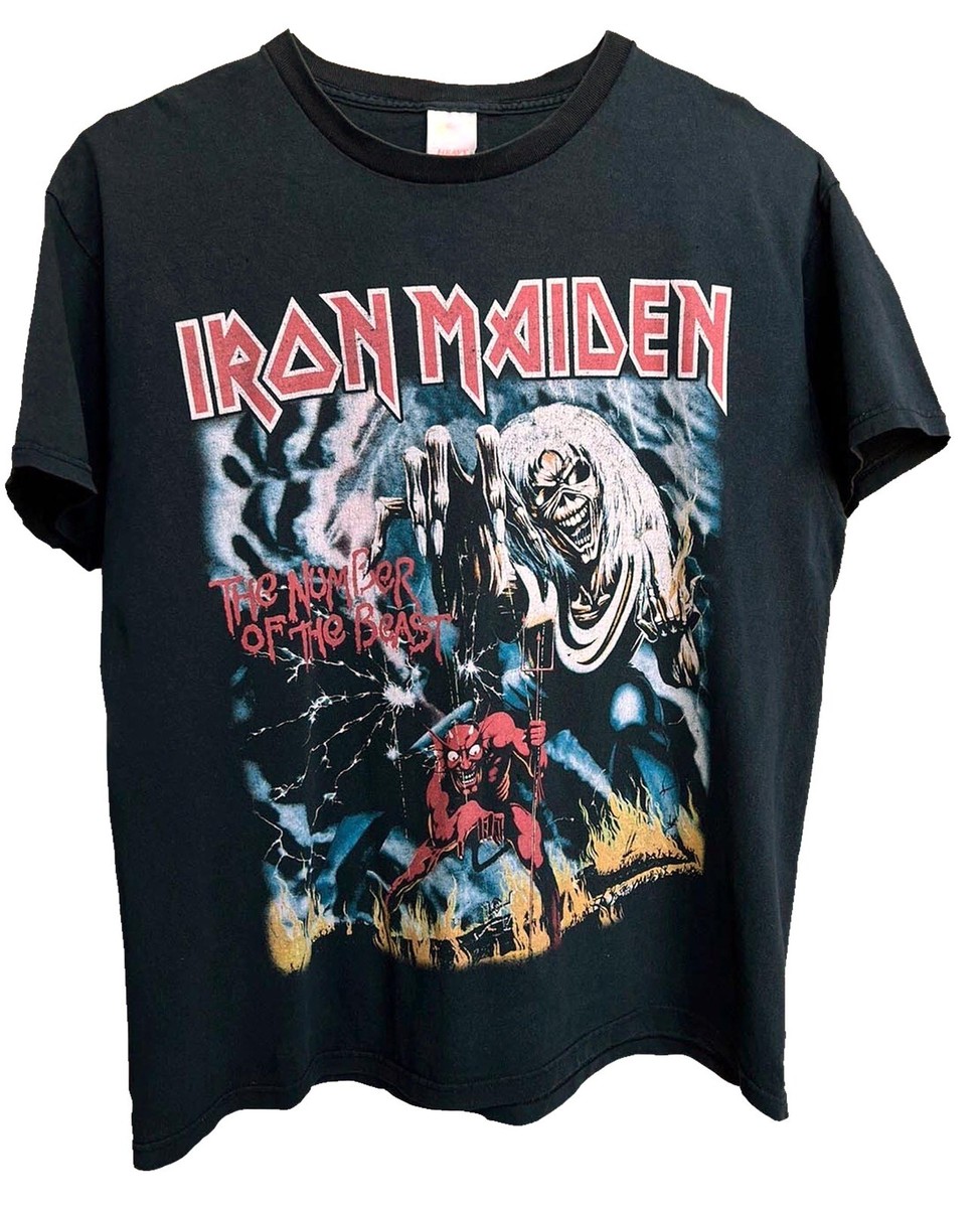 Iron Maiden Vintage Tシャツ Lサイズ VINTAGE Iron Maiden, Number of the Beast, T-Shirt Size XL | eBay