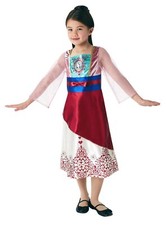 Disney Prinzessin Mulan Glitzer Kinderkostüm - Werde zur Disney Princess mit