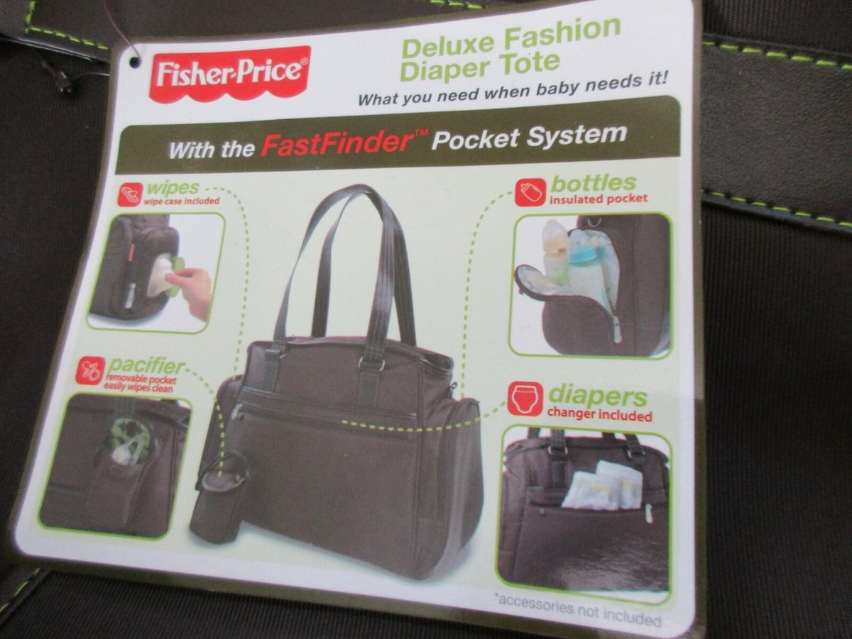 Fastfinder Fisher Price Riley Backpack Diaper Bag FISHER PRICE