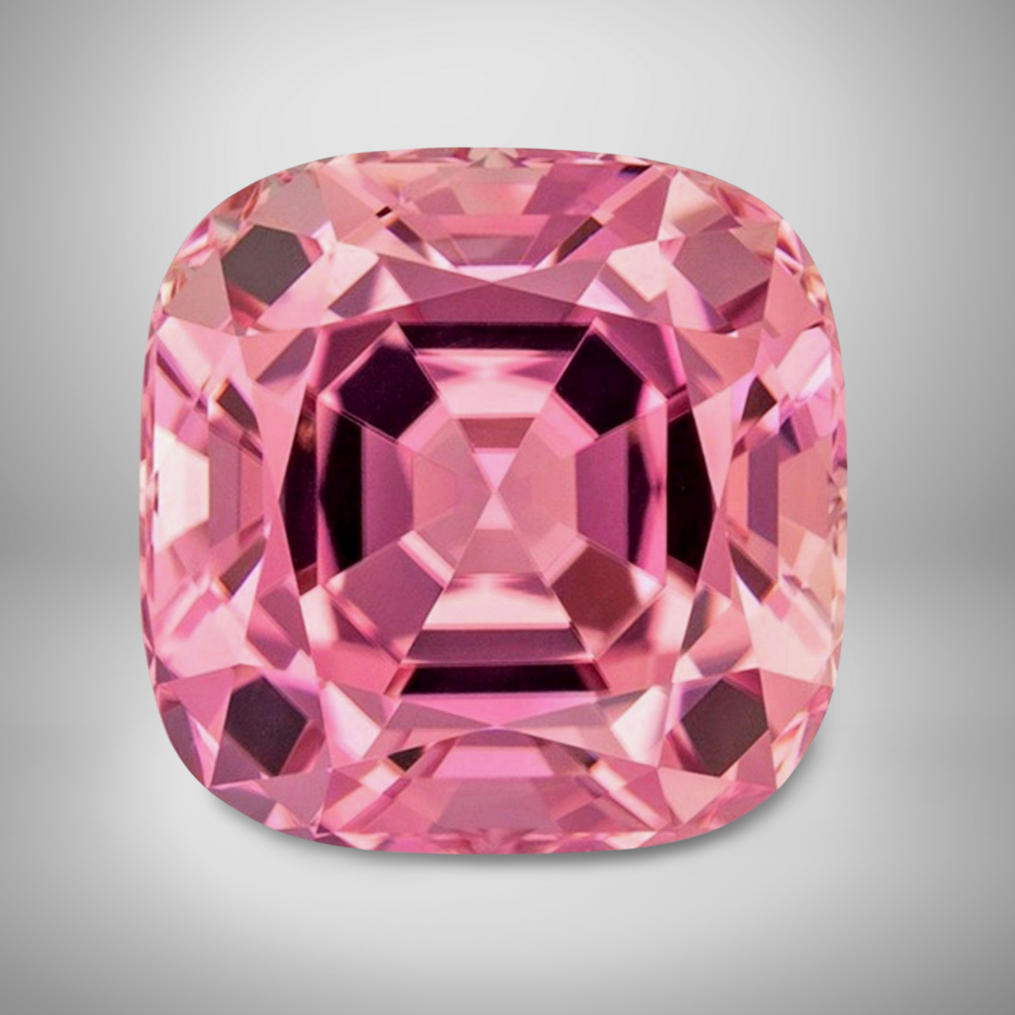 Pink Tourmaline Cushion Cut Loose Gemstone 4.50 Cts 11 mm Calibrated