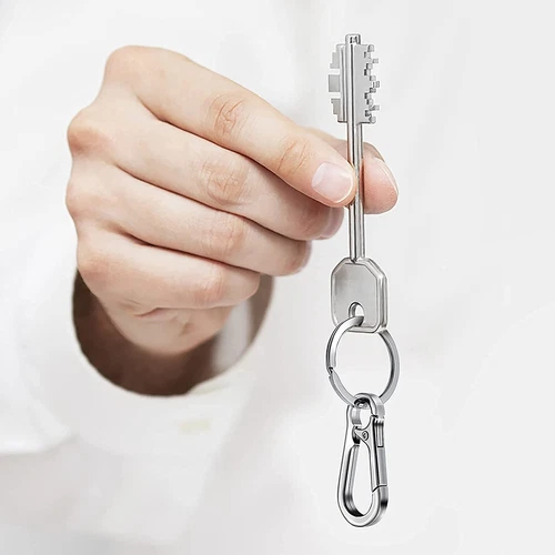 1-10 Stück Schlüsselanhänger Metall Karabiner Clip Schlüsselring Kette Clips Haken Karabiner - Bild 10 von 17