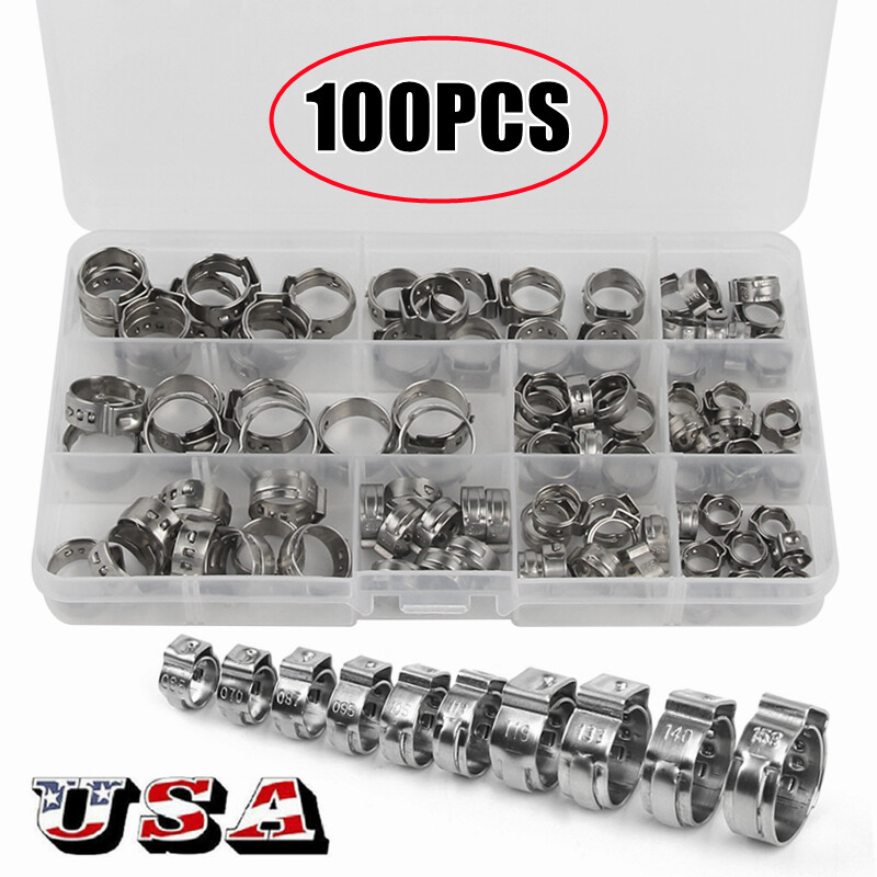 Pipe Strap Uxcell 5/16 EMT One Hole Strap - 50pcs Zinc-Plated Steel ...