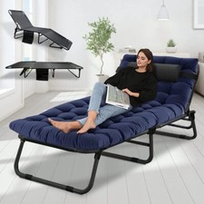 SLSY Rollaway Folding Guest Bed Rolling Cot Chaise Lounges Cots&Storage Beds