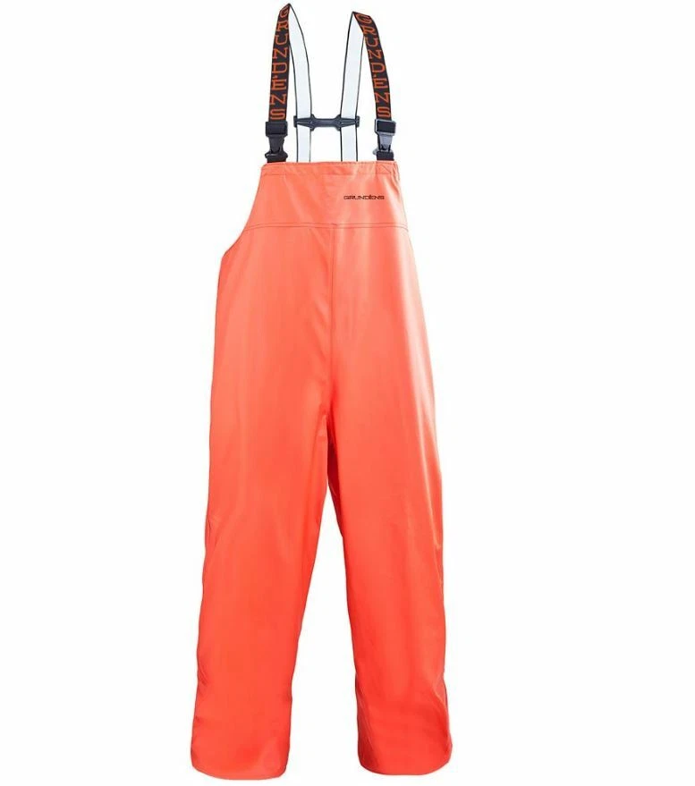 Grundéns Full Share Bib Orange/Grey Grundéns Full Share Bib Orange/Grey