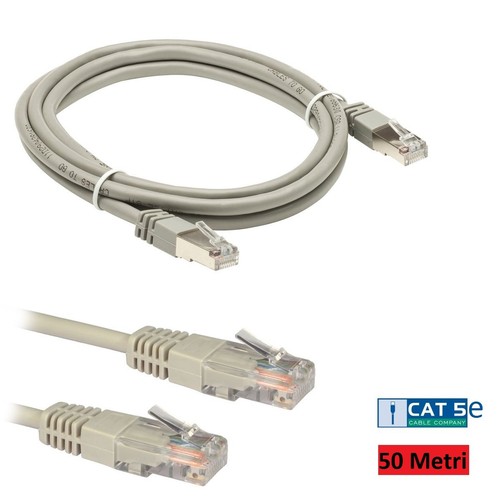 C&acirc;ble Ethernet R&eacute;seau RJ45 Cat 5e FTP Blind&eacute; 100MHz Longueur 2m Jaune - Informatique