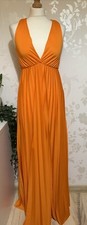 Asos Maxi Dress Plisse Size 10 🧡1n