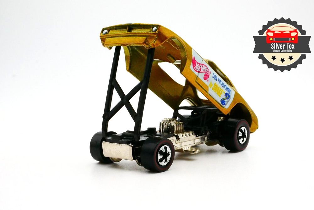 1993 DON PRUDHOMME THE SNAKE GOLD RACING 1:64 SCALE DIECAST COLLECTOR MODEL CAR