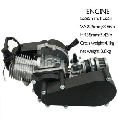 47cc 49CC 2-Stroke Pull Start Engine Motor Fit Pocket Mini Quad