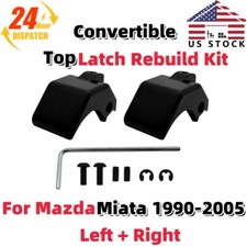Us For 90-2005 Mazda Miata Left Right Soft Top Convertible Roof Latch Lock Kit