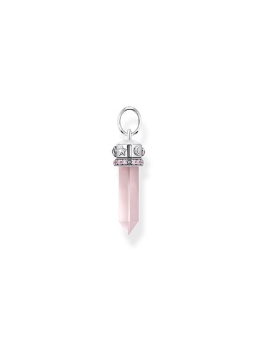 Thomas Sabo PE955-640-9 Ciondolo in argento con cristallo di quarzo rosa colo... - Foto 3 di 5