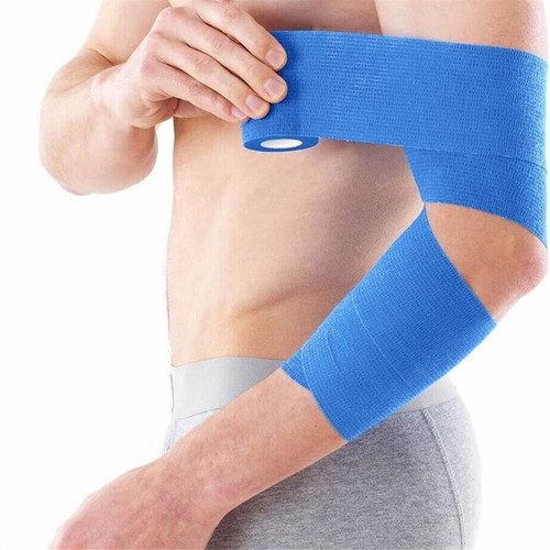 18PC 10cm Cohesive Elastic Bandage Self Adhesive Wrist Ankle Gauze Tape Vet,Wrap - Picture 7 of 18