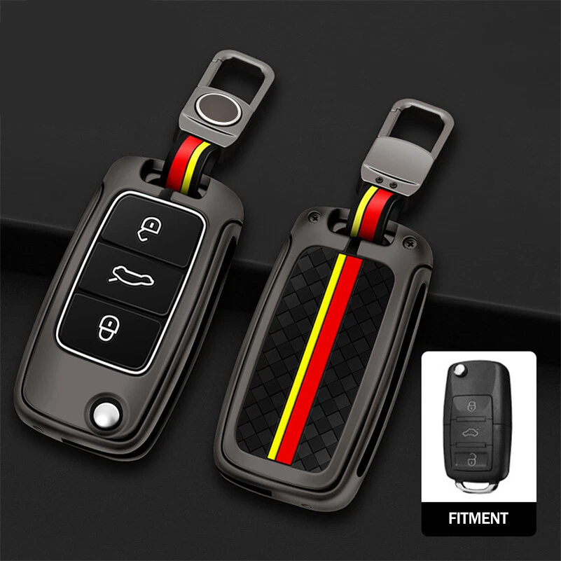 For VW Volkswagen GTi Golf Jetta Zinc Alloy Car Remote Key Fob Cover Case Holder Foto 3 de 4