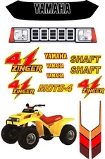 Yellow 1984-1985 YF60 4-ZINGER Graphics Kit Decal Stickers 4 wheeler ATV graphic