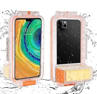 Pixco IPX8 Wasserdichte Handyhülle Bluetooth Fernbedienung Unterwasser Tasche