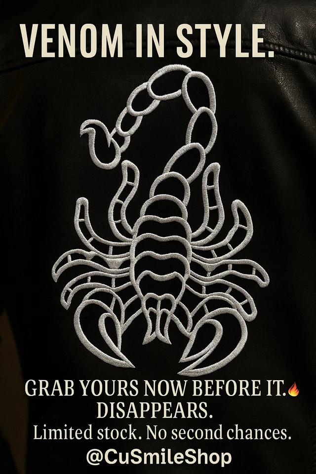 Scorpion Death Back Patch Patrol Drive Large Size Embroidery Iron On Multi Color - Image 3 of 4