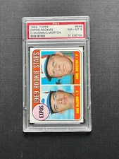 1969 Topps #646 Expos Rookies McGinn/Morton RC PSA 8 NM-MT
