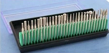 30pc Diamond Burr Drill Bit Set for Engraving Carving Rotary Tool 600 Grit