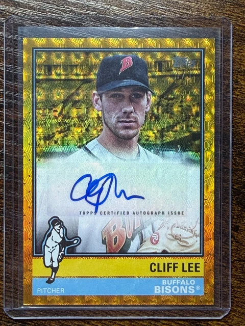 2025 Topps Pro Debut Cliff Lee MILB Legends #ML-CL Superfractor Auto 1/1 Bisons