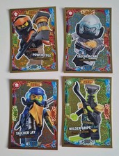 4 LEGO Ninjago Trading Card Serie 7  - LE3, LE9, LE10, LE11
